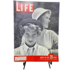 Life Magazine August 29 1949 Germany's New Chancellor Affirms Link With the West